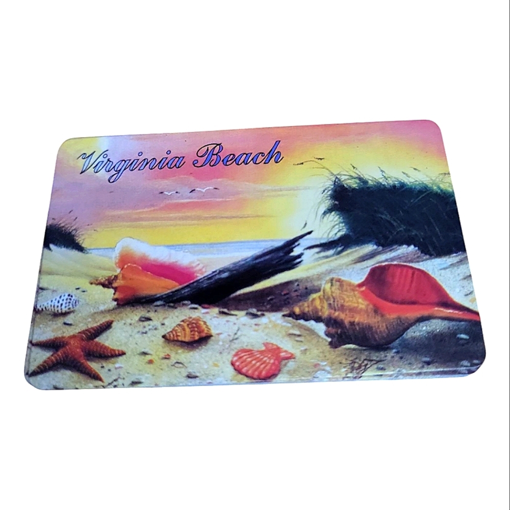 Vintage 80's Virginia Beach Souvenir Play Card Deck / Games